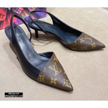 Louis Vuitton Heel 5.5cm Cherie Slingback Pumps 2020