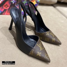 Louis Vuitton Heel 10cm Cherie Slingback Pumps 2020