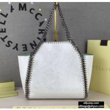 Stella Mccartney Falabella Reversible Tote Small Bag Silver White