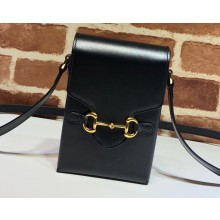 Gucci Horsebit 1955 Mini Bag 625615 Leather Black 2020