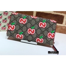 Gucci Zip Around Wallet 624880 GG Apple Print 2020
