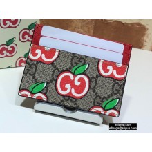 Gucci Card Case 624898 GG Apple Print 2020