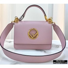 Fendi Leather Kan I F Medium Bag Pink