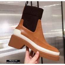 Hermes Heel Ankle Boots Brown 2020