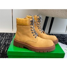 Bottega Veneta  Haddock Lace-Up Ankle Boot Ochre/rubber 01 2024