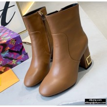 Louis Vuitton Heel 6.5cm Bliss Ankle Boots Brown 2020