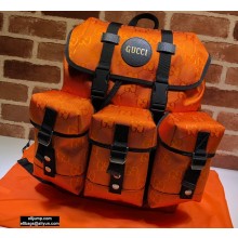 Gucci Off The Grid Backpack Bag 626160 Orange 2020