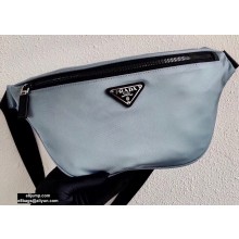 Prada Re-Nylon and Saffiano Leather Belt Bag 2VL033 Light Blue 2020