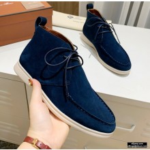 Loro Piana Walk And Walk Suede Ankle Boots 03
