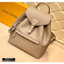 Louis Vuitton Montsouris Backpack Bag M45410 Tourterelle Gray 2020