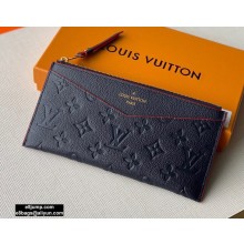 Louis Vuitton Monogram Empreinte Pochette Mélanie BB Pouch Clutch Bag M68713 Marine Rouge 2020