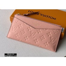 Louis Vuitton Monogram Empreinte Pochette Mélanie BB Pouch Clutch Bag Pink 2020
