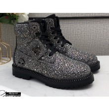 Jimmy Choo JC X TIMBERLAND/F Boots with Crystal Hotfix Black 2020