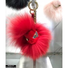 Fendi Fur Bag Bugs Charm 23