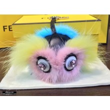 Fendi Fur Owl Bird Bag Bugs Charm 01