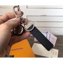 Louis Vuitton Dragonne Bag Charm and Key Holder Black