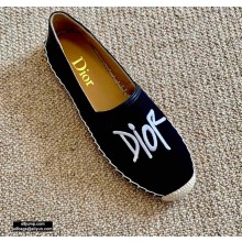 Dior Logo Women's/Men's Espadrilles Black 2020