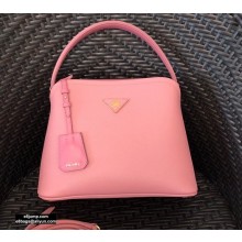 Prada Medium Saffiano Leather Matinée Bag 1BA282 Pink 2020