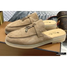 Loro Piana Suede Babouche Charms Walk Moccasin 05