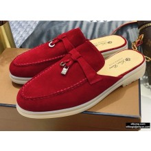 Loro Piana Suede Babouche Charms Walk Moccasin 08