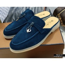 Loro Piana Suede Babouche Charms Walk Moccasin 10