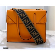 Fendi Flip Regular Medium Tote Bag Orange