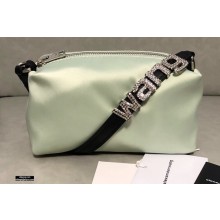 Alexander Wang Heiress Satin Pouch Bag Green