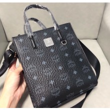 MCM Visetos Mini Klassik Tote Bag Black