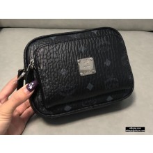 MCM Klassik Visetos Camera Bag Black