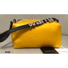 Alexander Wang Heiress Satin Pouch Bag Yellow