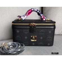 MCM Visetos Rockstar Vanity Case Bag Black