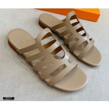 Hermes Chaine D'ancre Camelia Sandals Camel
