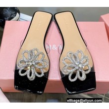 Mach & Mach Crystal Flower Slides PVC 08 2022