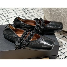 Alaia High-Quality Women's Ballet Flats Black 2024
