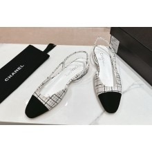 CHANEL  Flats heel 1.5cm white 2024