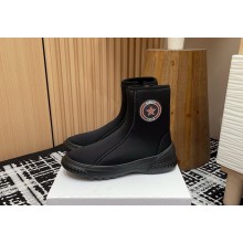 Dior badge ankle boots black 2024