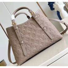 Louis Vuitton Babylone Tote PM bag in Monogram Empreinte Leather M11393 grey 2024