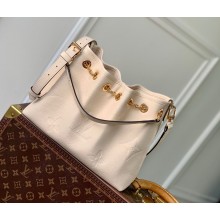 Louis Vuitton Monogram Empreinte leather Summer Bundle Bag M25453 beige 2024