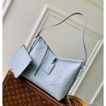 Louis Vuitton Monogram Empreinte CarryAll PM bag blue M46673 2024