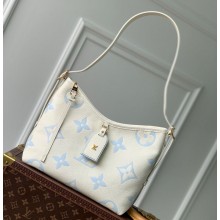 Louis Vuitton BICOLOR Monogram Empreinte CarryAll PM Bag M24141 blue 2024