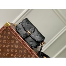 Louis Vuitton Monogram Empreinte leather Nano Diane Bag M83566 Opale black 2024