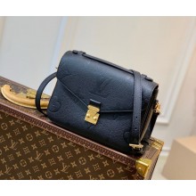 Louis Vuitton Metallic Empreinte Monogram Giant Pochette  metis M59211 black 2024