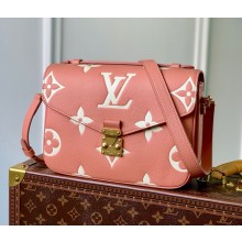 Louis Vuitton Metallic Empreinte Monogram Giant Pochette Metis pink M45809 2024