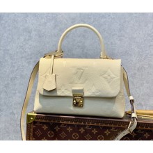 Louis Vuitton Monogram Empreinte leather Madeleine MM Bag M46041 beige 2024