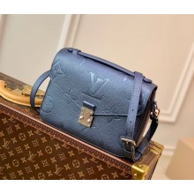 Louis Vuitton Metallic Empreinte Monogram Giant Pochette  Metis M59211 navy blue 2024