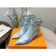 Louis Vuitton Silhouette Ankle Boot heel 4cm 02 2024