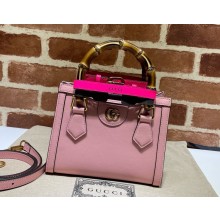 Gucci Diana mini tote bag pink 655661 2024