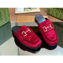 gucci Slippers Platform Mules Backless Loafer for Women 02 2024
