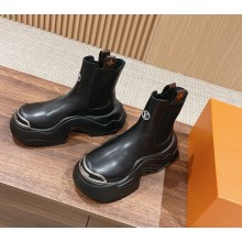 LOUIS VUITTON Archlight 2.0 Chelsea Boot Women's Black heel 6cm2024