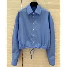 Prada women's blue shirt 2025
